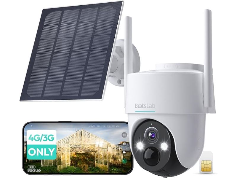 Botslab Outdoor Pan / Tilt Camera W314 Solar Biewter Tech